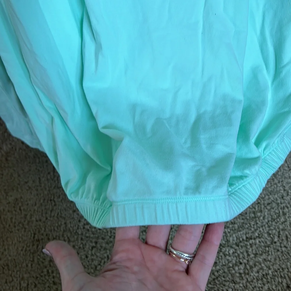 Lululemon mint green pullover with cowl neck - Picture 9 of 11